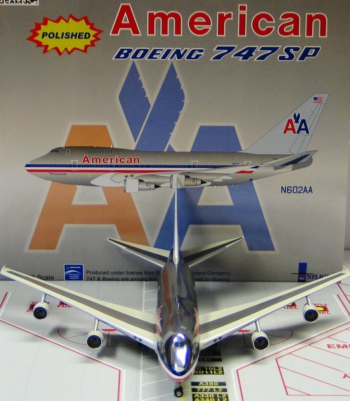 美国航空旧涂装b747sp 【go 飞凌机】多元航空飞机模型